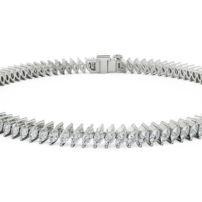 Marquise Cocktail Diamond Bracelet