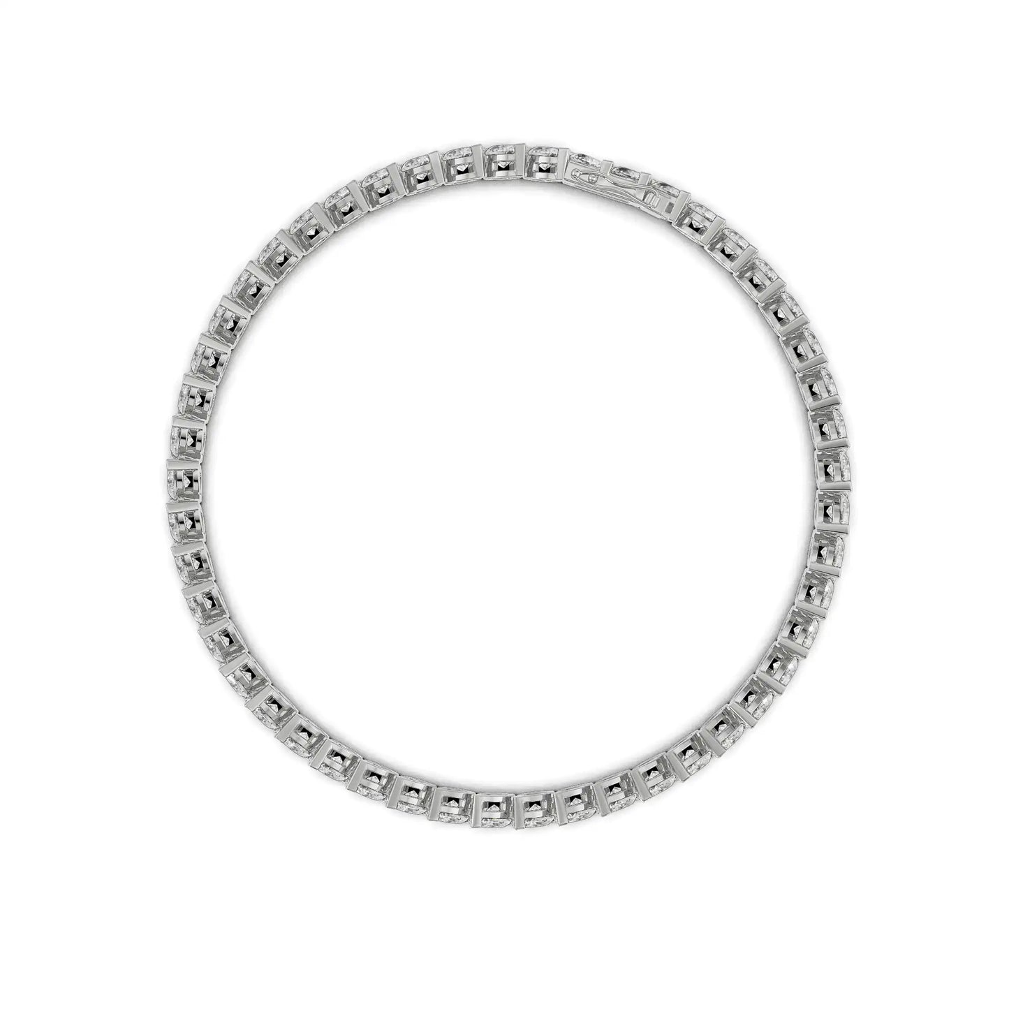 10Cts Marquise Diamond Tennis Bracelet