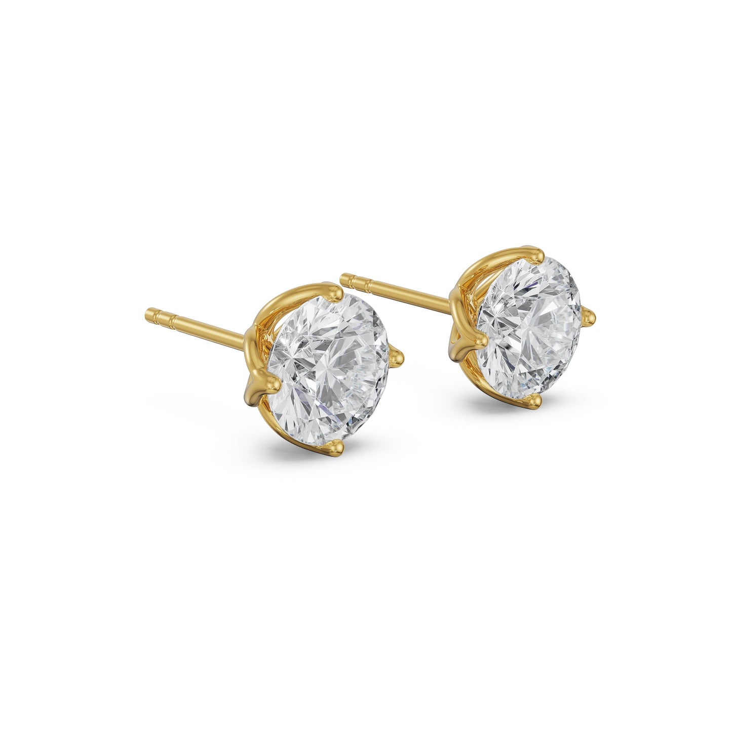 0.5 CT Timeless Solitaire Studs Earrings