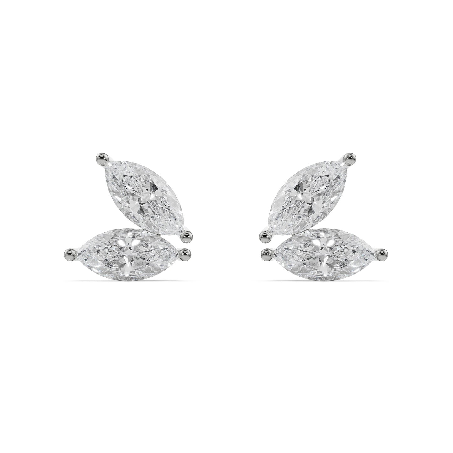 Butterfly Marquise Studs Earrings