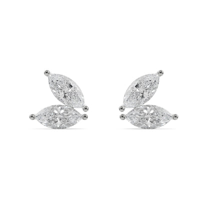 Butterfly Marquise Studs Earrings
