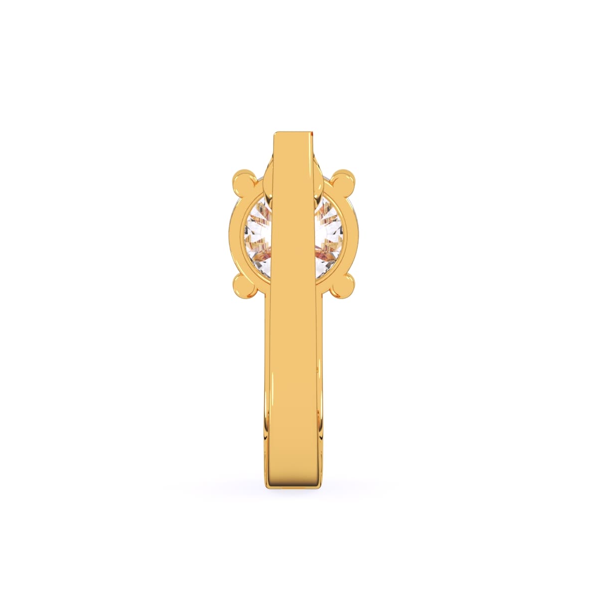 1.5 TCW Brilliant Round Hoops Earrings