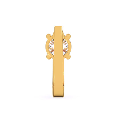 1.5 TCW Brilliant Round Hoops Earrings