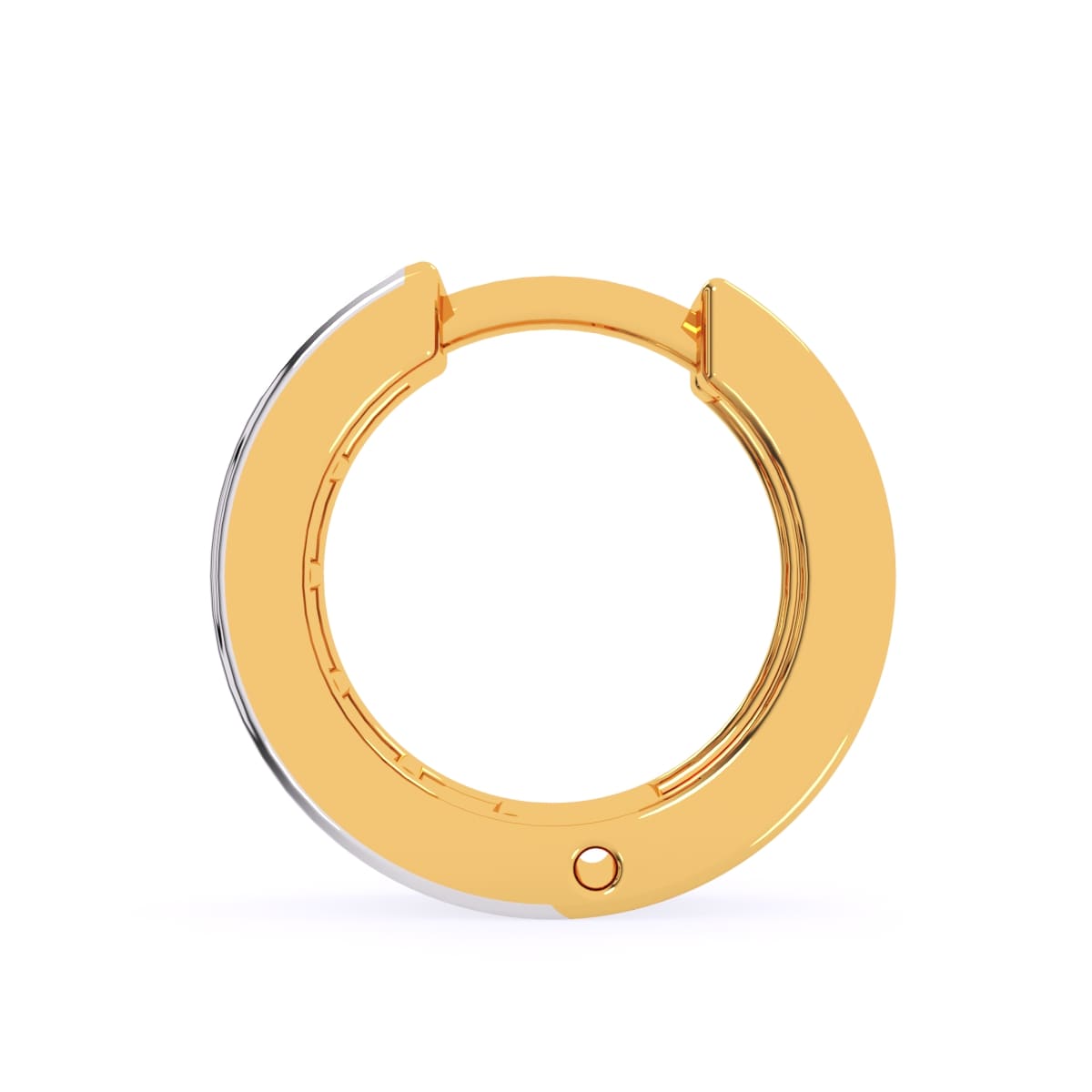 Princess Diamond Hoops Earring
