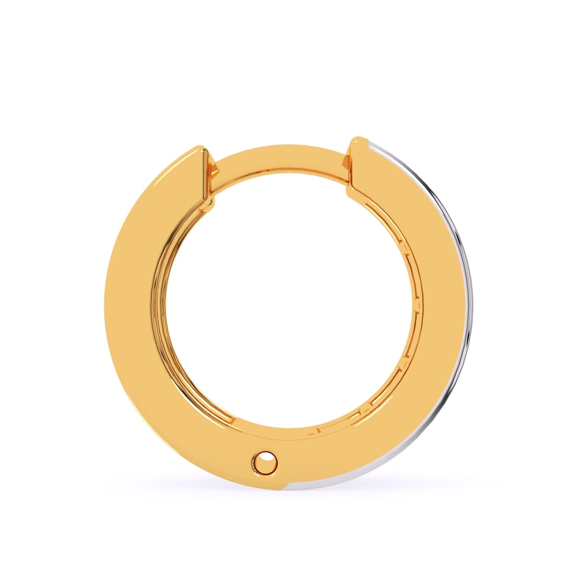 Princess Diamond Hoops Earring