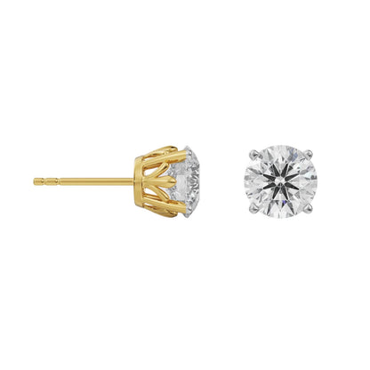 1.5 CT Classic Round Diamond Studs Earrings
