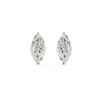 1 CT Marquise Diamond Studs Earrings
