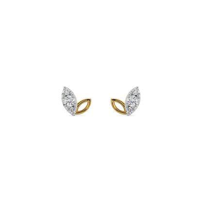 Duo Marquise Diamond Studs Earrings