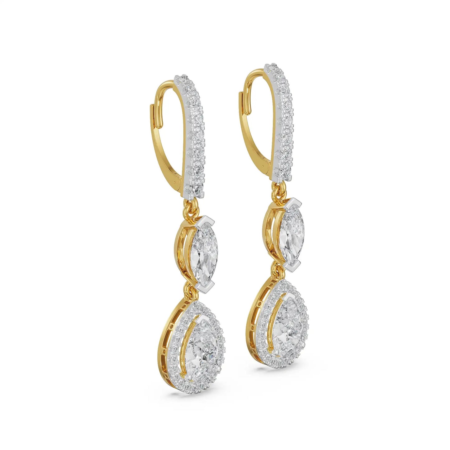 Euphoric Diamond Drop Earrings