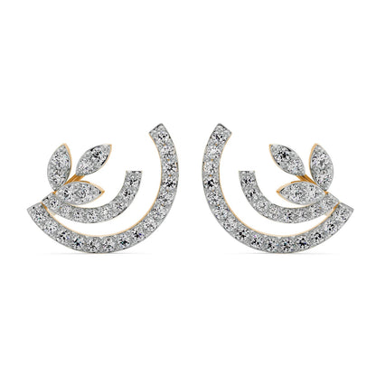 Glamorous Diamond Stud Earrings