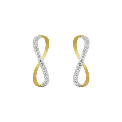 Infinity Diamond Studs Earrings