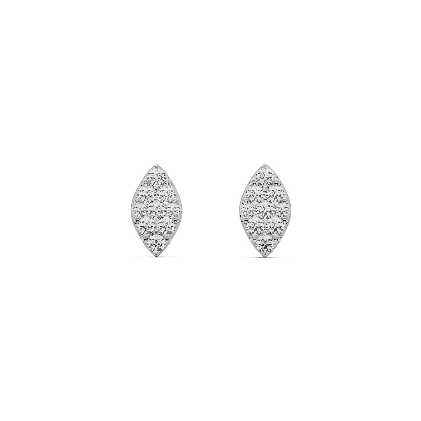 Leafy Delight Diamond Studs Earrings