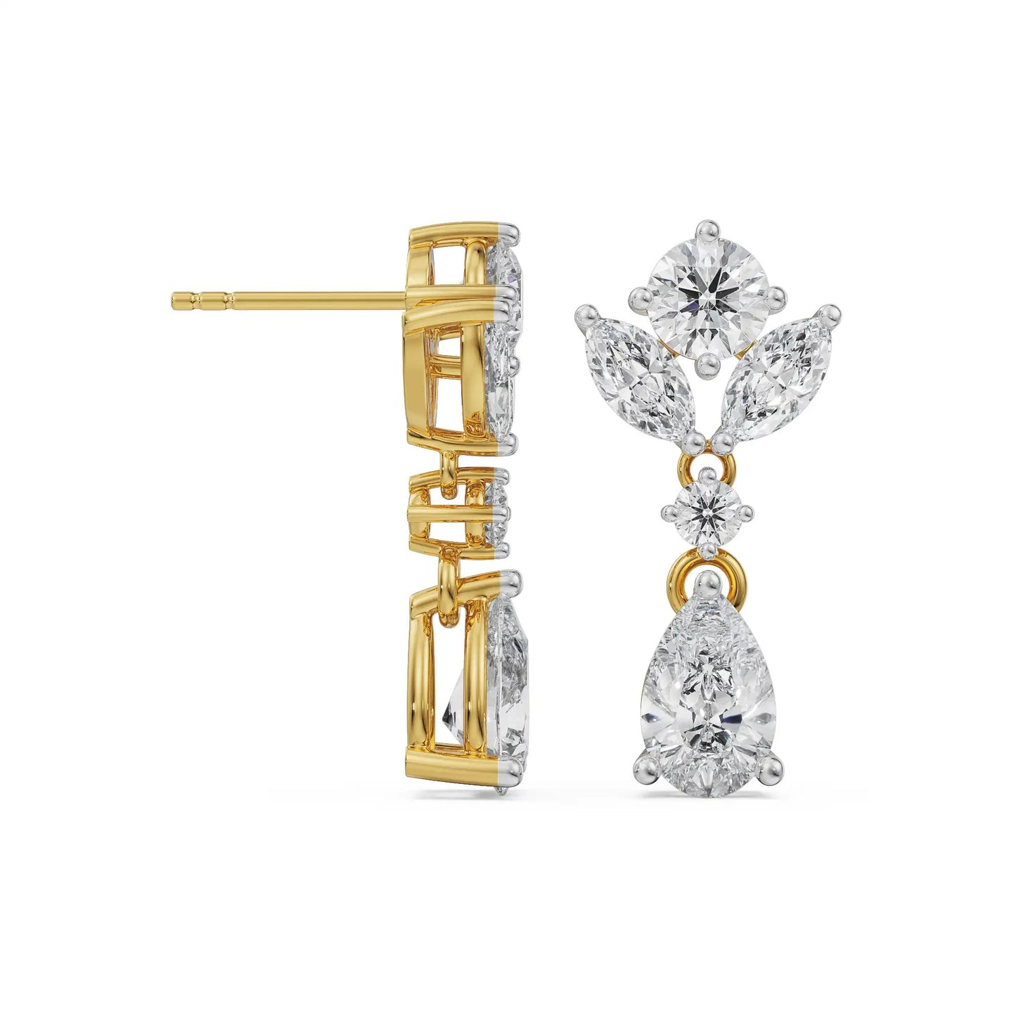 Magical Drop Diamond Earrings
