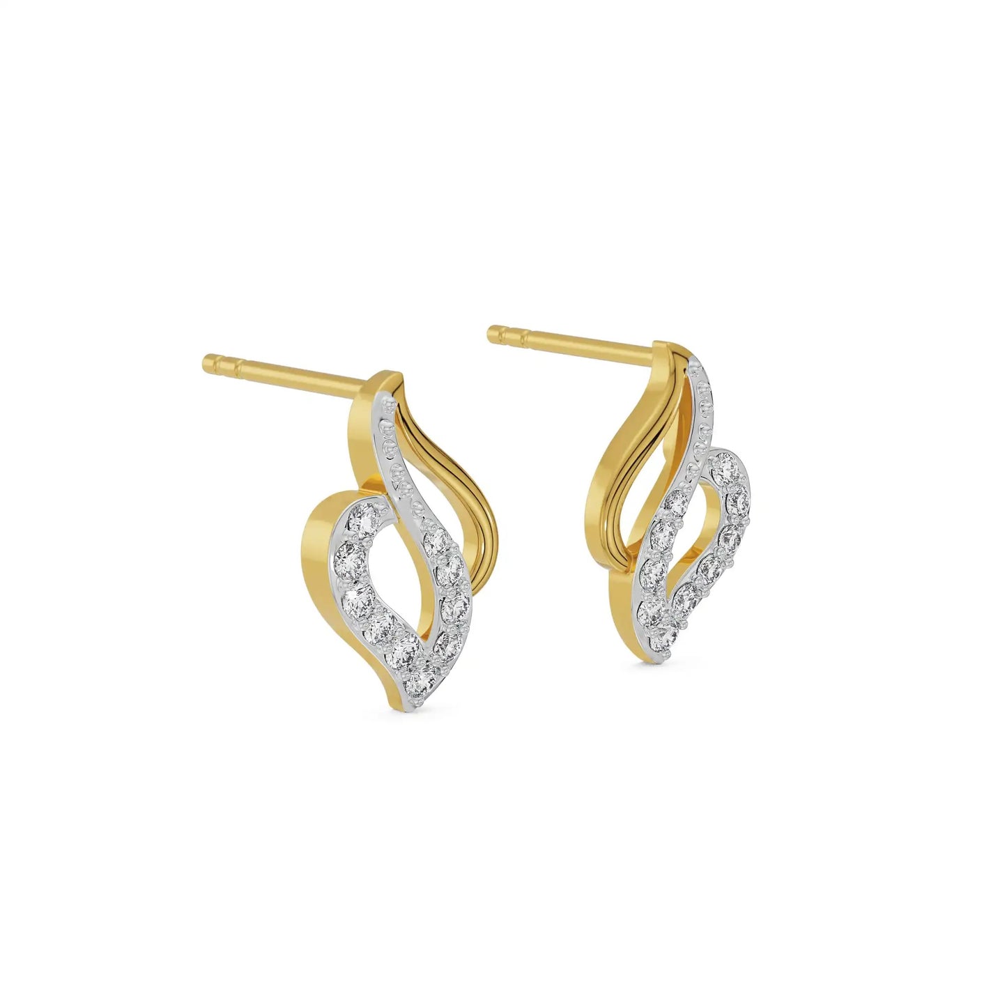 Timeless Whisper Diamond Studs Earrings