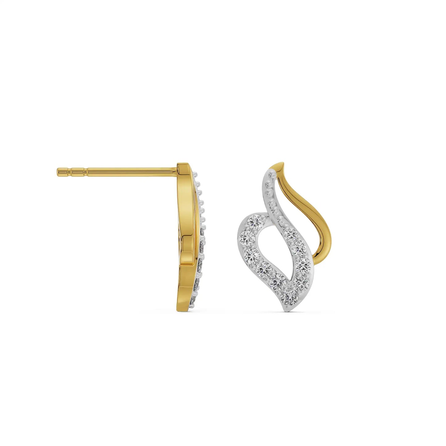 Timeless Whisper Diamond Studs Earrings