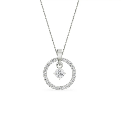 Dewy Diamond Necklace