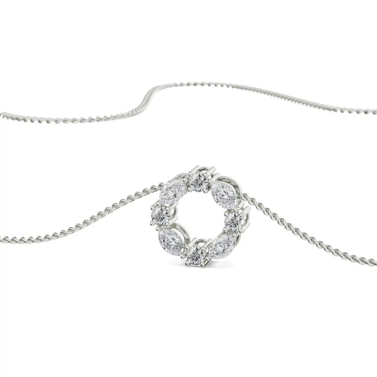 The Dewy Leafy Diamond Necklace