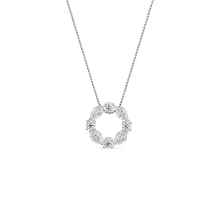 The Dewy Leafy Diamond Necklace