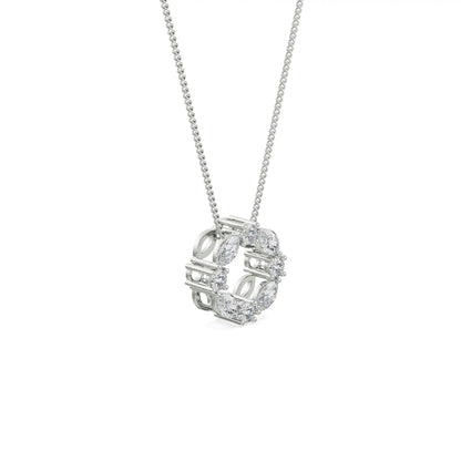 The Dewy Leafy Diamond Necklace