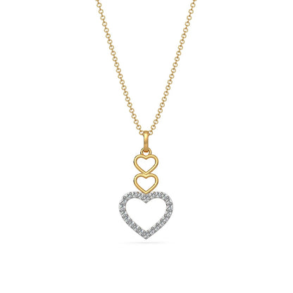 Connected Hearts Diamond Necklace
