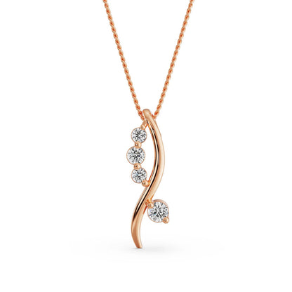 Quad Diamond Necklace