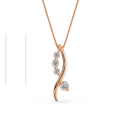 Quad Diamond Necklace