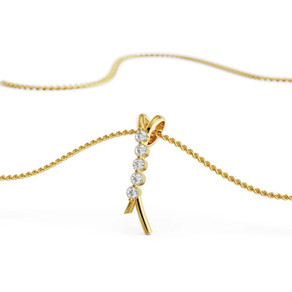 Five Stone Dimond Necklace
