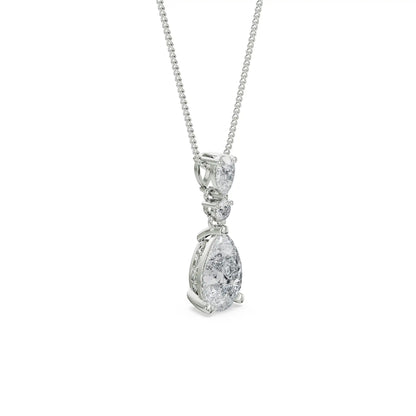 Pear Drop Diamond Necklace