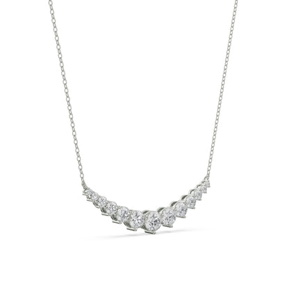 Brilliant Round Rivera Pendant Necklace