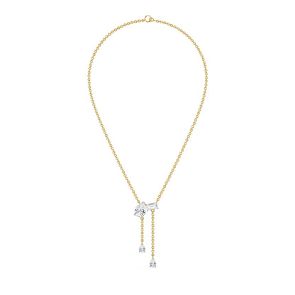 Pear Emerald Drop Necklace