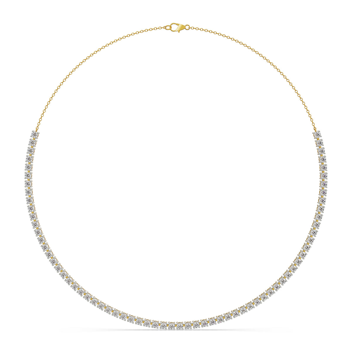 Seralyn Diamond Tennis Necklace