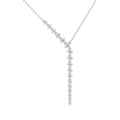 Sleek Diamond Necklace
