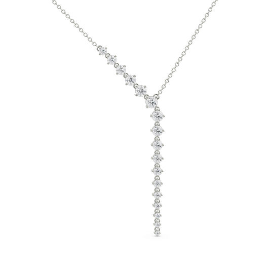 Sleek Diamond Necklace