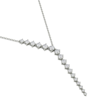 Sleek Diamond Necklace