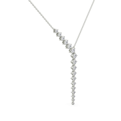 Sleek Diamond Necklace