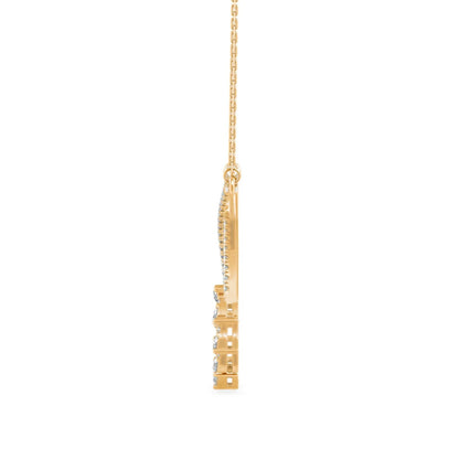 Tropical Twist Diamond Necklace