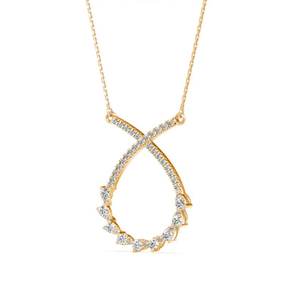 Tropical Twist Diamond Necklace