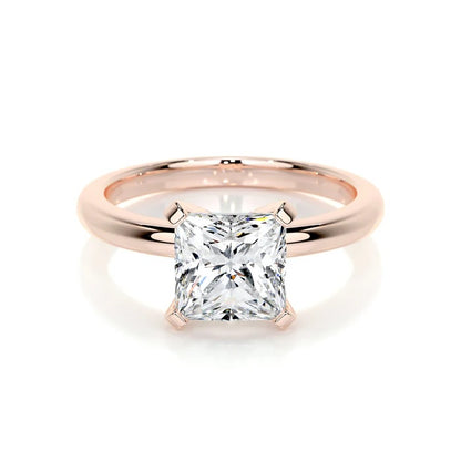 2 CT Solitaire Princess Diamond Ring