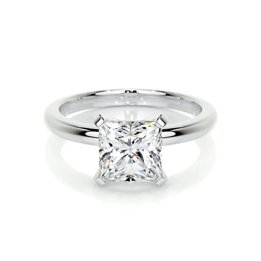 2 CT Solitaire Princess Diamond Ring