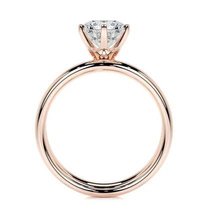 1.5 CT Brilliant Round Solitaire Ring with Matching Band