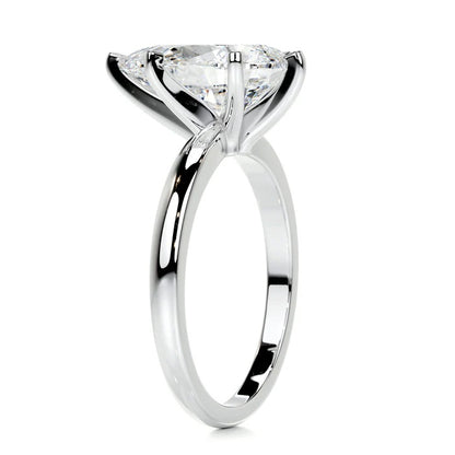 1 CT Solitaire Pear Cut Diamond Ring