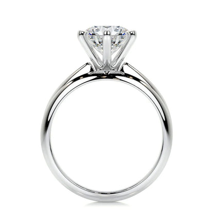 3 CT Brilliant Round Solitaire Diamond Ring with Matching Band