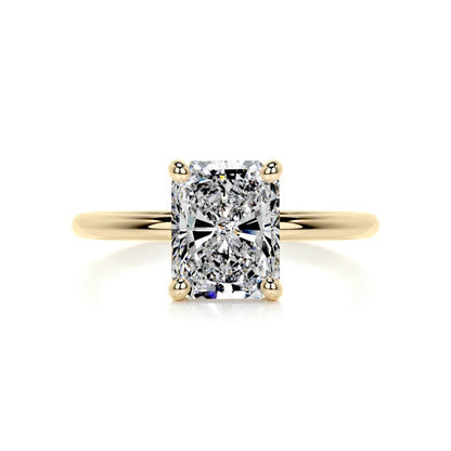 2 CT Solitaire Radiant Cut Diamond Ring