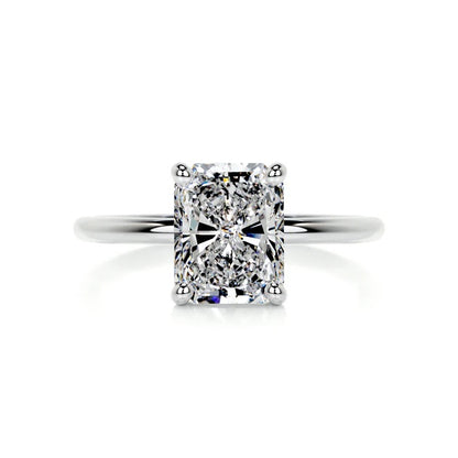 2 CT Solitaire Radiant Cut Diamond Ring
