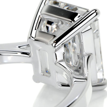4 CT Emerald Cut Solitaire Diamond Ring