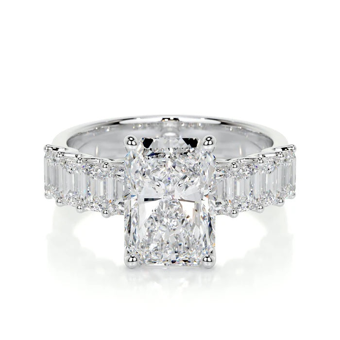 3 CT Radiant Accent Ring