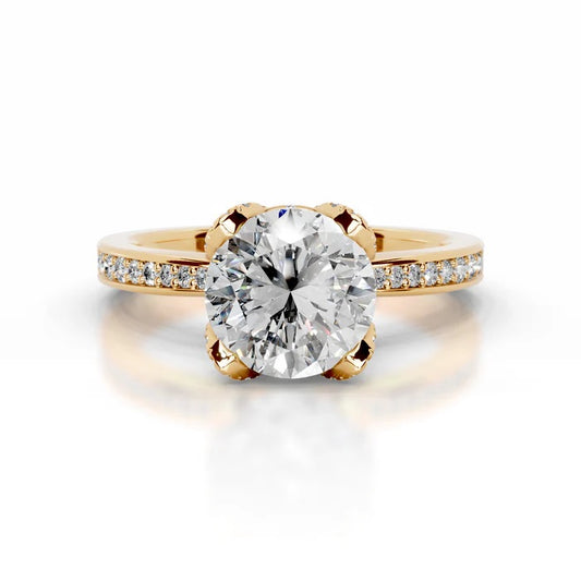 2.0 CT Brilliant Round Solitaire Diamond Ring