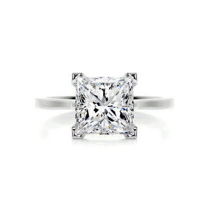 3 CT Princess Solitaire Diamond Ring