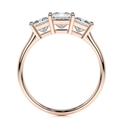 1.5 CT Princess Three Stone Diamond Ring