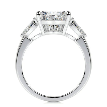 5 CT Pear Three Stone Diamond Ring